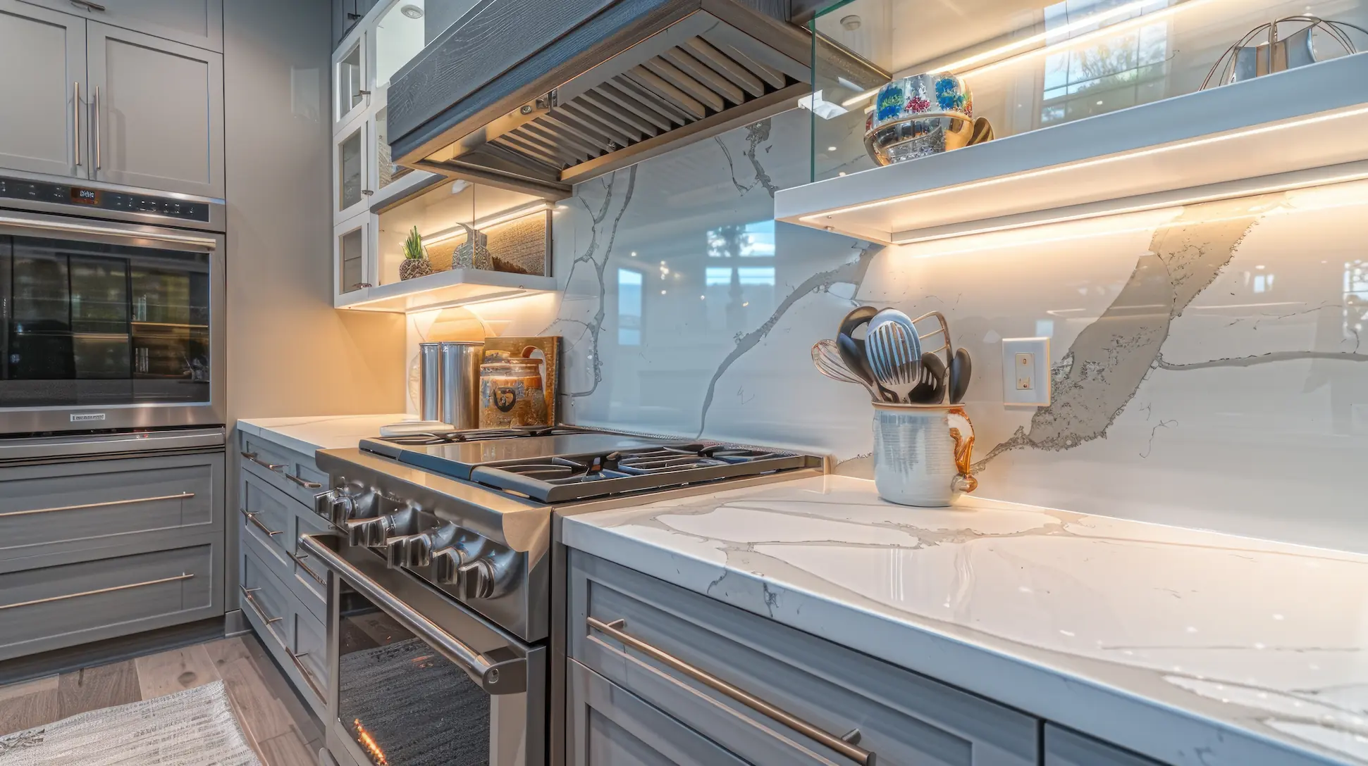 best kitchen and bathroom materials for Palm Springs homes